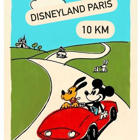 Cocon Familial Proche Disneyland Paris Quincy-Voisins Extérieur photo